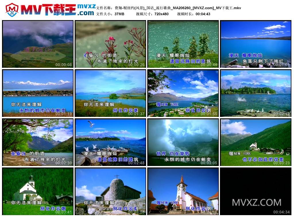 费翔-喔纽约(风景)_国语_流行歌曲_MA206260